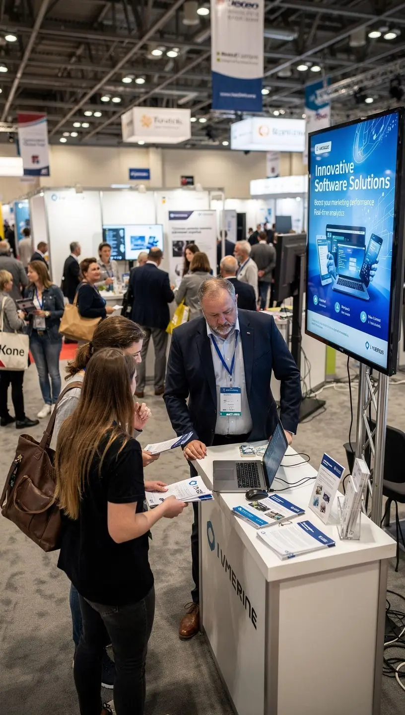 ZГЎbД›r z vГЅЕЎky na ruЕЎnГЅ veletrh plnГЅ stГЎnkЕЇ a zajГ­mavГЅch prezentacГ­.